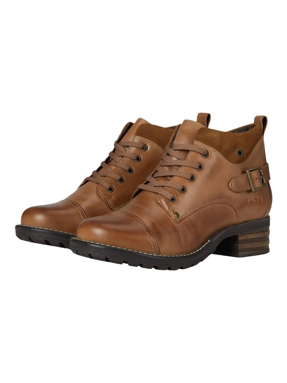 Taos Mini Crave ankle boots Caramel color leather Size 40 = Size 9-9.5